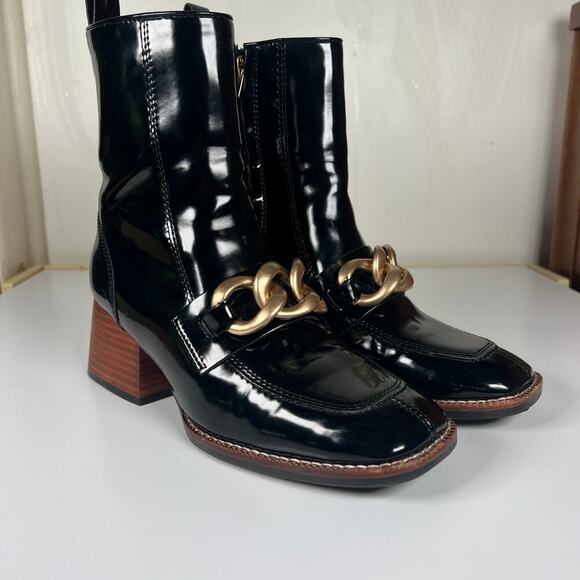 Steve Madden Loreen Fashion Pilgrim Chunky Boots Size 7.5 - Picture 3 of 13